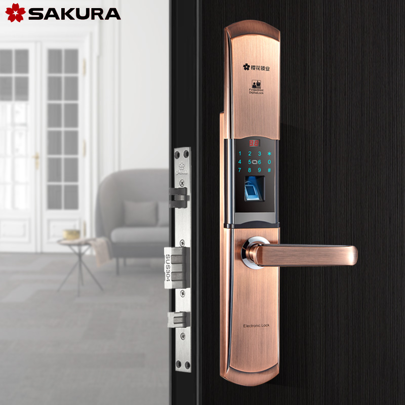 十堰附近開鎖櫻花智能指紋鎖